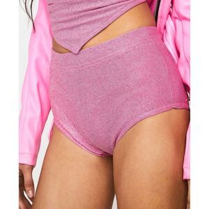 Simmi Pink Glitter Hot Shorts